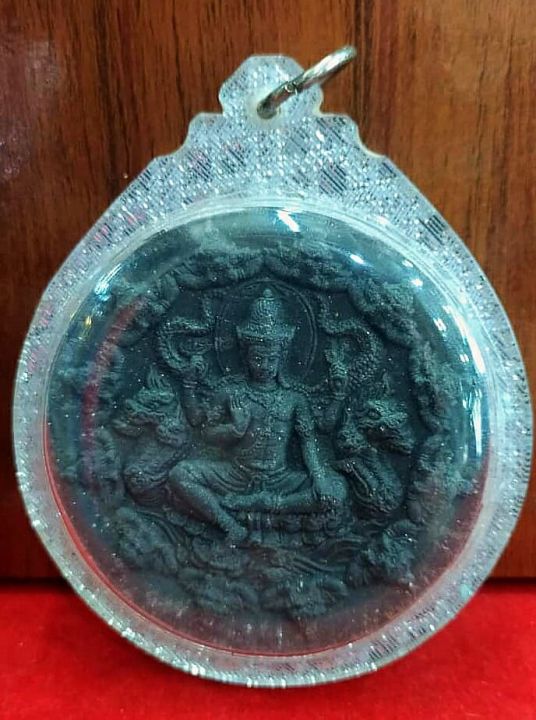 Powerful Phra Jatukam-Ramathep Amulet, Wat Mahathat Woromaha Vihan, BE2550-Big Mold. 大模天神泽度金(富裕天神拾到金) 佛牌主管金钱人势