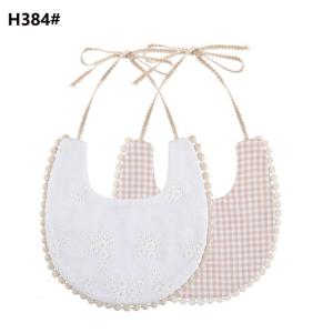 Baby Tassel Saliva Towel Floral Vintage Newborn Photography Double Side Bibs Boys Girls Props Bandana Countryside Costum