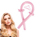 Heatless Curling Rod Headband No Heat Silk Ribbon Curling Rod Hair Roller Curls with Hair Claw Clip Lazy Natural Soft Wave DIY Hair Rollers Styling Tool for Sleep in Overnight. 