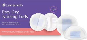 Lansinoh Stay Dry Nursing Pads 100 Count