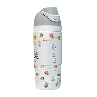 SG Owala 16oz Kids FreeSip Insulated Stainless Steel Water Bottle with Straw BPA-Free Sports Water Bottle Great for Trave