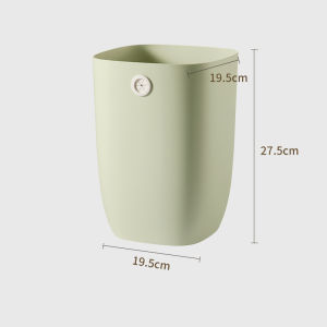 JustLiving 1PC Narrow Trash Can for Narrow Seams Large-mouth Waste Bin Household Accessories Bathroom Trash Can Without Cover Kitchen Plastic Trash Can Without Cover