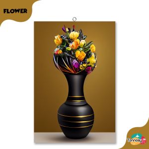 TENNESY Hiasan Dinding Bunga Pot Vas Flower 20x30cm Dekorasi Dinding Kamar Tidur Pajangan Rumah