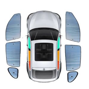 dncnf For Audi Q5 8R 2008~2012 2009 2010 2011 Skylight Sunshade Car Side Window Windshield Sun Shade UV Protector Parasol Accessories 9H4B3
