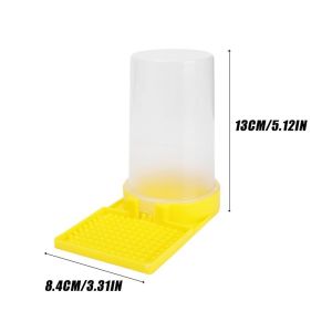 Detachable Poultry Waterer - Bees Drinking Tray with Water Tank - Beekeeping Feeder - Birds Watering Station - Garden Insect Dispenser