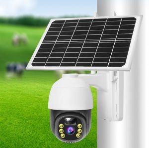 Outdoor Wireless Solar Powered Full Color Night Vision Surveillance Camera