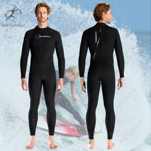 1.5MM Diving Suit Split Jacket Long Sleeve Pants suit for men wetsuit