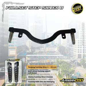 Pijakan Kaki depan Suzuki Skydrive 125cc old karbu model slim flatbar fullset Siap pakai bahan tebal