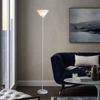lightse【COD】Floor Lamp Nordic LED Lamp Shade Bedroom Night Light Living room floor lamp Free light bulb