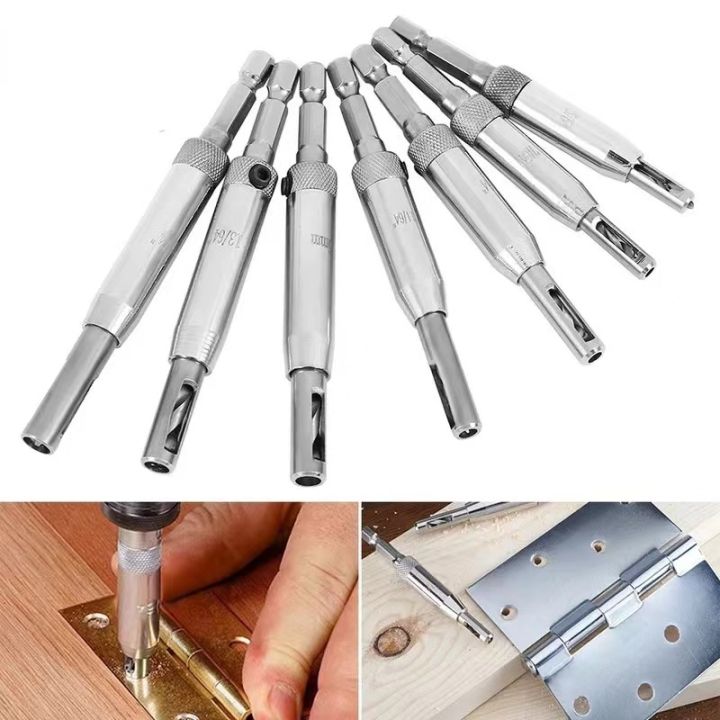 Power Tool Core Drill Bit Set Hole Puncher Hinge Tapper For Doors Self ...