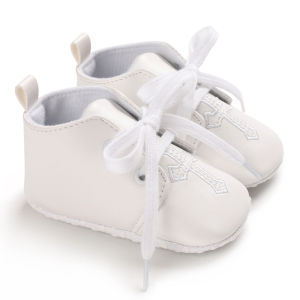 0-18M Baby Shoes Formal Toddler Shoes Soft Sole Newborn Boys Walkers Birthday Canvas Shoe