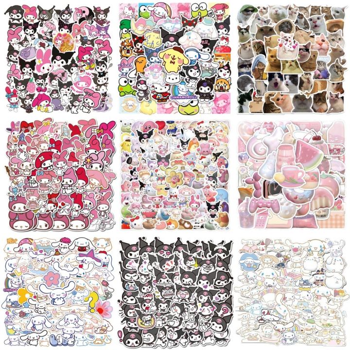 108-Piece Dandy's World Stickers - Waterproof PVC Decorative Stickers For Phones & Laptops