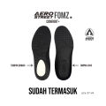 Aerostreet 37-44 Brooklyn Hitam Hitam Hitam - Sepatu Sneakers Casual Sport. 