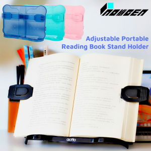 Inovagen Portable Foldable Adjustable Book Stand Suit for Rehal Book Rest Muslim Islam Al-Quran Prayer Sembahyang Solat/Child Reading Book Holder/Laptop Tablet Mobile Device Desk Stand