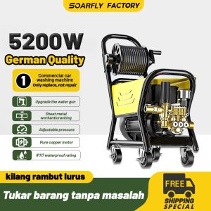 SOARFLY 5200W Water jet High Pressure Cleaner Water Jet Sprayer Machine Mesin Cuci Kereta Car Washer