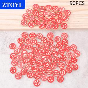 [COD] ZTOYL แผ่นไม้ดีลักซ์90ชิ้นสำหรับเกมตัวเลขล็อตโต้บิงโกของขวัญสำหรับการเล่นเกมในอุดมคติสำหรับเพื่อนและครอบครัว