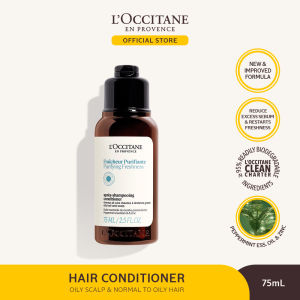 LOccitane Purifying Freshness Conditioner 75ml - Kondisioner Mengontrol Sebum Rambut Berminyak
