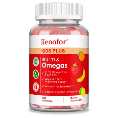 มัลติวิตามินและโอเมก้าสำหรับเด็ก Kenofor เสริมสร้างการทำงานของสมองและเส้นประสาท และเสริมสร้างการทำงานของระบบภูมิคุ้มกัน