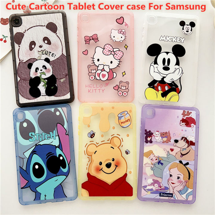 A7 Lite Case Cover Tab Cover Samsung A7 Cartoon Painted Tablet