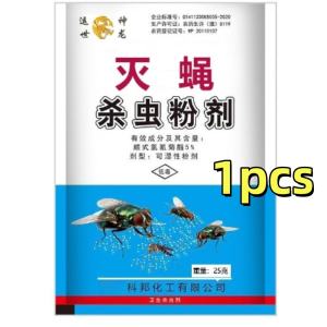 Fly Killer Powder Spray 90Pcs Odorless Non-Toxic Long Lasting For Pig Farm Cattle Farm Domestic Livestock Use