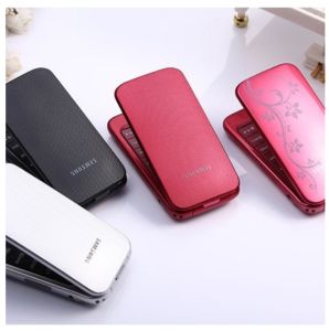 Samsung C3520 GSM 2G Original Unlocked English Keyboard 2.4 Inch Basic Flip Mobile Phone. Black red pink white. Flip design compact size textured finish floral pattern English keyboard.