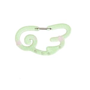 Creative Acrylic Keychain Clip With Star Wing Design Portable Carabiner Hooks Key Holder For Bags Keys Outdoor Decors