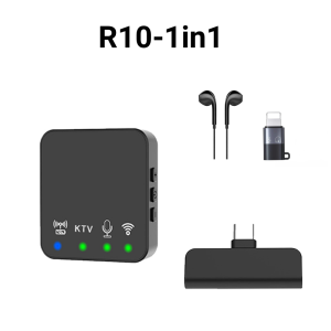 Wireless Lavalier Lapel Microphone Bluetooth K Song Live Video Shooting Radio Recording Interview