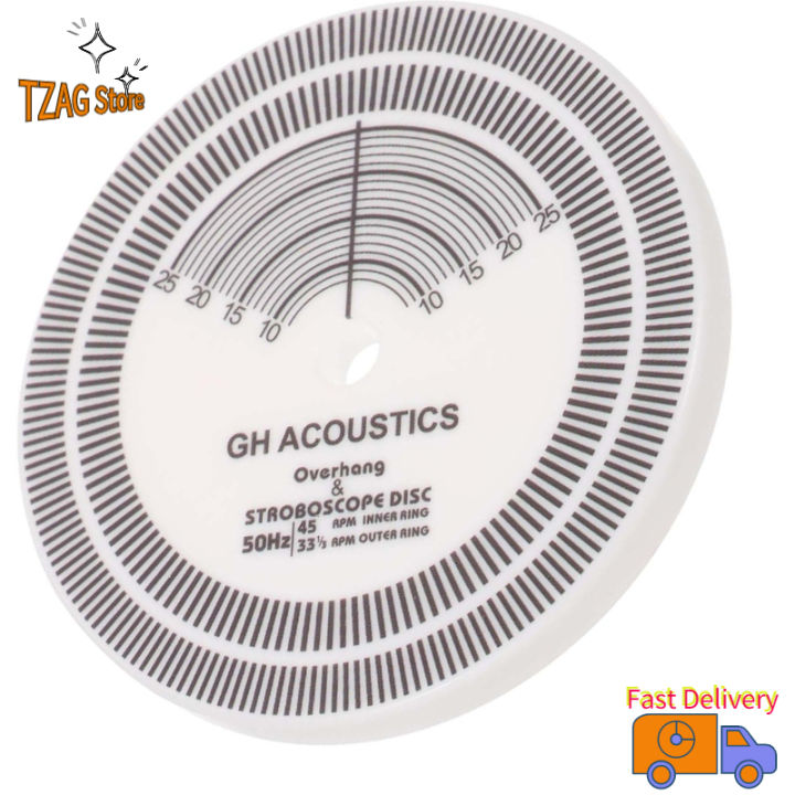 Turntable Strobe Disc Stroboscope Disc Tests Professional LP Turntables