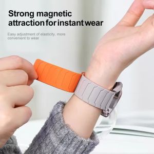 Magnetic Silicone Strap For Amazfit Bip Max Smart Watch Band Bracelet