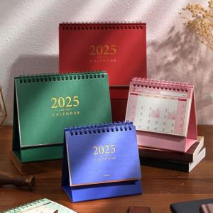 QTWIX สร้างสรรค์และสร้างสรรค์ ปฏิทินปี2024-2025 กระดาษหนาๆ 2025 ปฏิทินเดสก์ท็อป ง่ายๆ สิ่งที่ต้องทำ ตัวจัดระเบียบเวลา เครื่องเขียนสำหรับนักเรียน