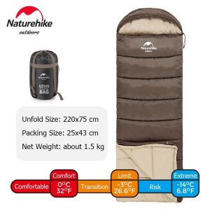 Sleeping Bag Naturehike U250S NH20MSD07 Sleping Bag Camping Sliping Bag Kantong Tidur Outdoor