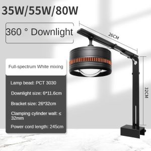 Fish tank LED water grass tube light enhances brightness and promotes growth professional stream tank native full spectrum moss RGB algae explosion pendant light