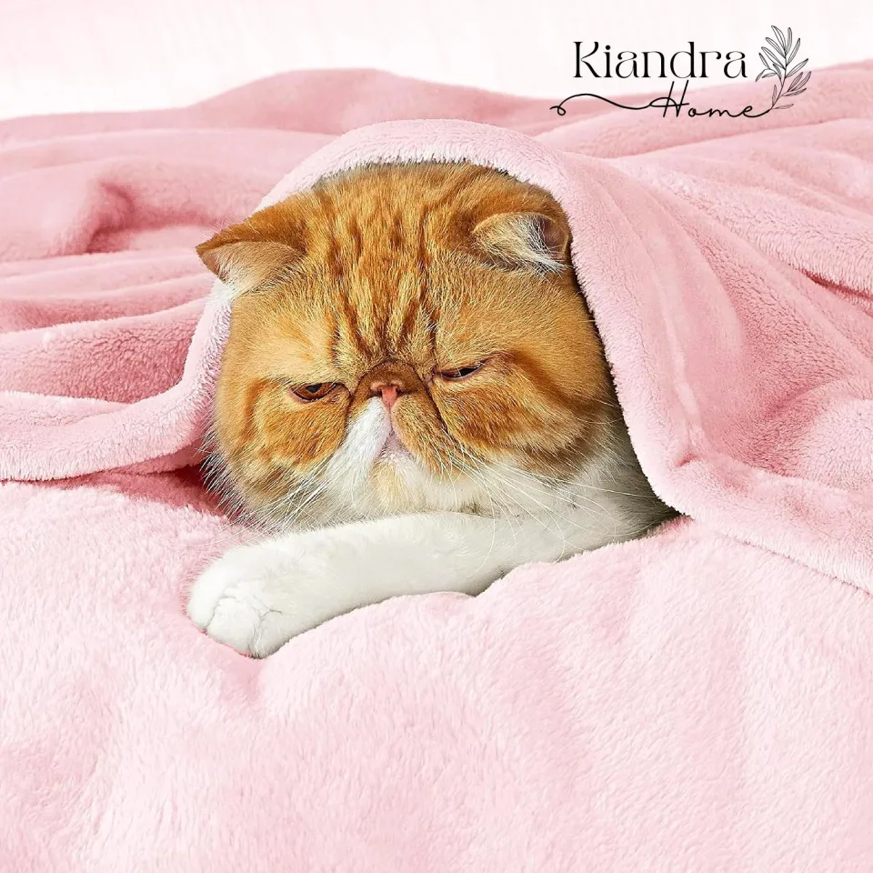 Aesthetic Fluffy Pink Blanket Hot Pink Clouds And Stars Dreamy