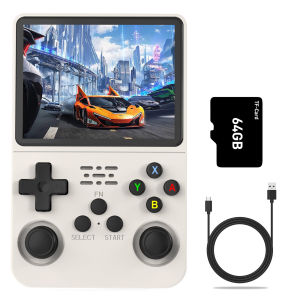 GAMINJA R36S Handheld game console integrates over 15000 games Linux operating system with 64GB memory 3.5-inch IPS screen portable game console-152c4c8b