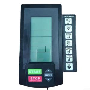 จักรยานออกกำลังกายวัดความเร็วจอแอลซีดีแบบแสดงขี่จักรยานในร่มสำหรับการออกกำลังกาย