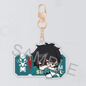 XY Honkai: Star Rail Keychain Anime Keyring Acrylic Cute Bag Pendant Cartoon Kafka Serval Dan Heng Key Chain Gifts YX