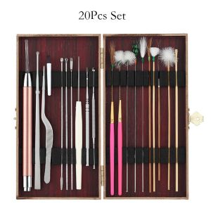 Ear Cleansing Tool Set Ear Pick Cleaning Set Ear Wax Cleaning Tool Digger Ear Cleaning Tool Ear Fur Earpick Cleaning Professional Ear Pick Artifact 采耳工具