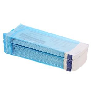 200Pcs/set Dental Pouches 260x90mm Self Sealing Medical Grade Paper Plastic Disposable Autoclave Bags
