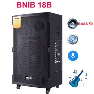 Siêu phẩm loa Kéo di động BNIB 18B bass 50 đập tung sàn 2 míc uhf set được tần số hát karaoke đỉnh cao
