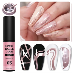 10ml/8ml/5ml Metal Nail Art Line Gel Nail Polish UV Gel Lacquer Manicure Liner Draw Tool Spider Painting Gel