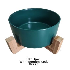 TRENY Selected Quality Ceramic Pet Bowl Cat Bowl Water Bowl Pet Food Bowl Mangkuk Kucing 陶瓷猫碗