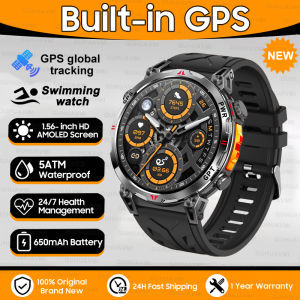 2025New Outdoors Military GPS SmartWatch Built-in Dual-Band GPS Compass Altimeter Chat GPT 5ATM Waterproof Sports Smartwatch Men