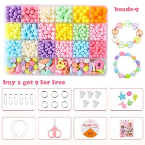 GIFTER DIY Beads Kit with Lock Letter Beads Heart Beads for Name celet Jewelry Making and Crafts