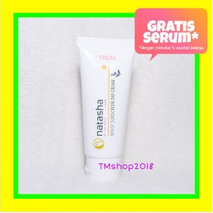 Natasha Skincare Moist Sunscreen Day Cream 30 gram by dr Fredi Setyawan Original Tirai Tabir Surya Sunblok SPF 50