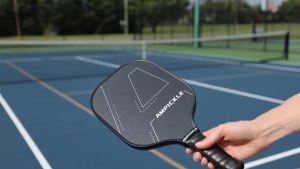 ไม้พายพิคเคิลบอล ชุดไม้พายพิคเคิลบอลไฟเบอร์กลาส ไม้พายพิคเคิลบอลพื้นผิวขุ่น มาตรฐาน USAPA ไม้พายพิคเคิลบอลขนาดใหญ่สำหรับเล่นในร่มและกลางแจ้ง