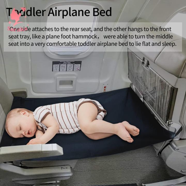 Saraka Kids Airplane Footrest Hammock Travel Toddler Bed for