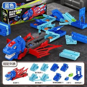 【SG Stock】Dinosaur Track Ejection Car Toy DIY Splicing Racing Track Gift Set