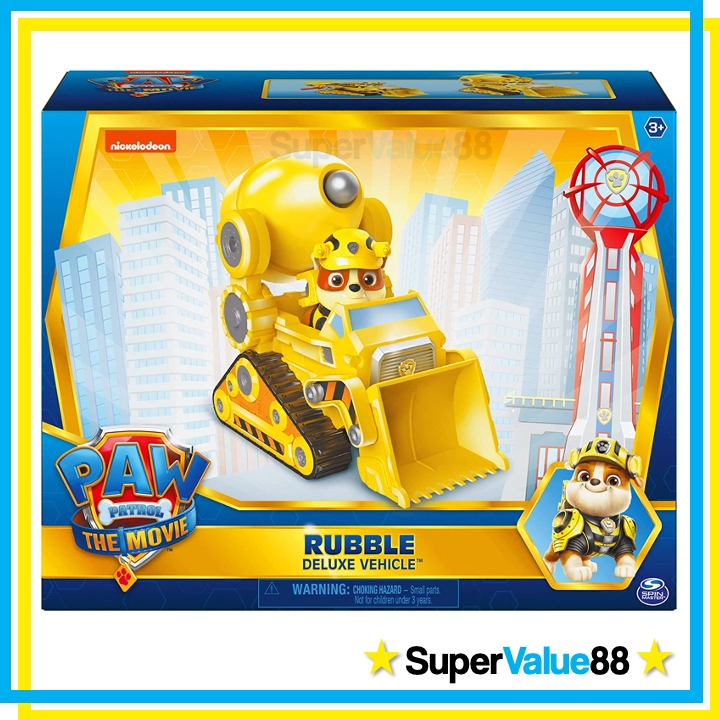 Paw patrol rubble deals transformer