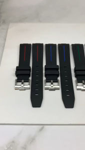 Silicone Rubber Strap R3 Design 20mm 21mm Replacement For Gmt master 2 Submarine