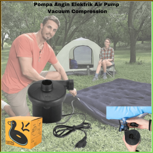 COD TaffHOME Pompa Angin Elektrik Air Pump Vacuum Compression CZ 198B / Pompa Angin Kasur Angin Listrik Mesin Pompa Kasur Angin